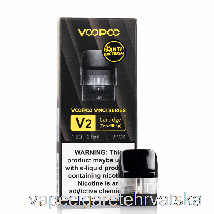Vape Cigarete Voopoo Drag Nano 2 Zamjenske Kapsule 1.2 Ohm Vinci V2 Uložak